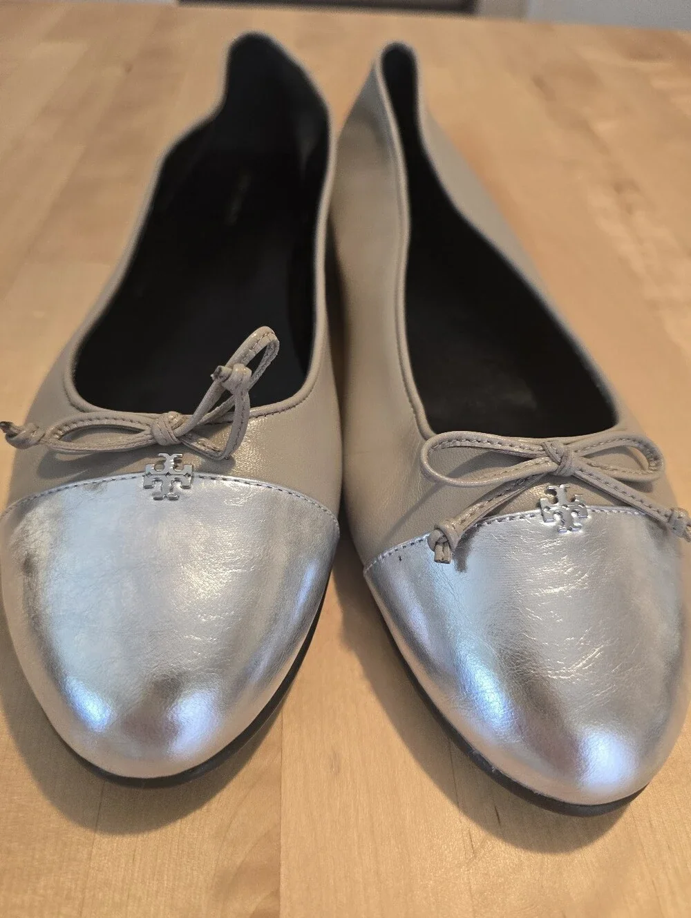 Tory Burch Capped Toe Ballet Flats Size 11
